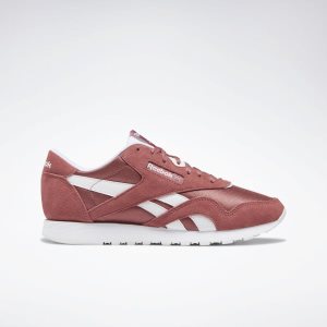 Reebok Classic Nylon Turnschuhe Damen - Rosa/Weiß/Rosa - DE 138-VHN